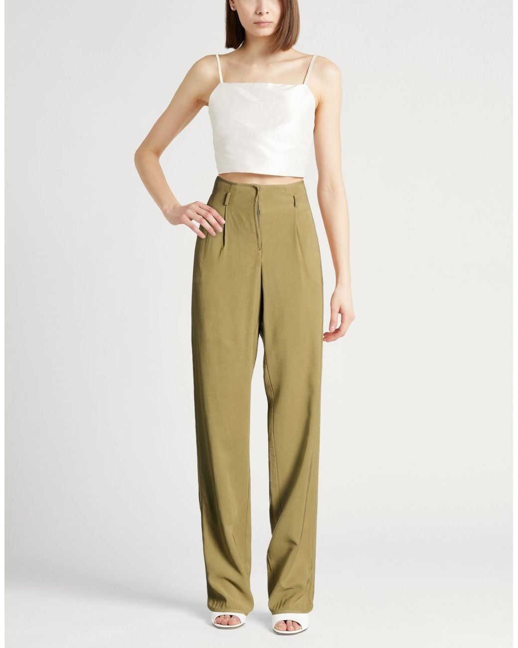 Anna Molinari Green Pants