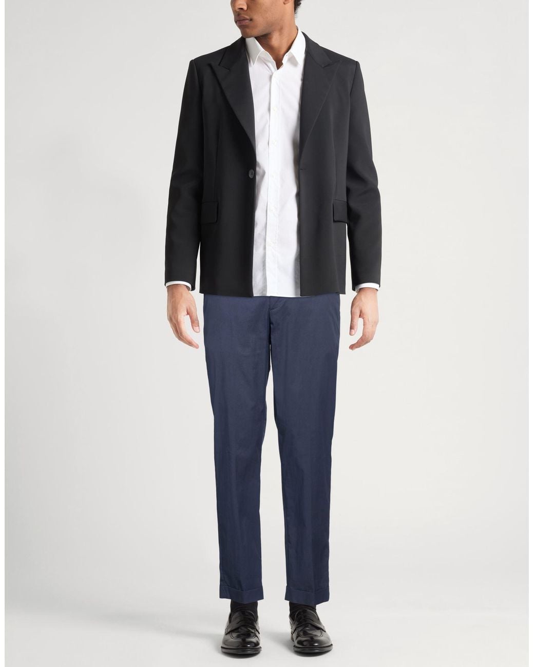 Barbati Blue Slate Pants Cotton, Polyamide, Elastane for men