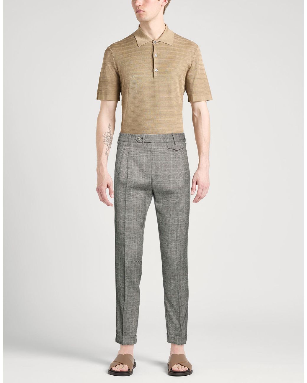 Santaniello Gray Trouser for men