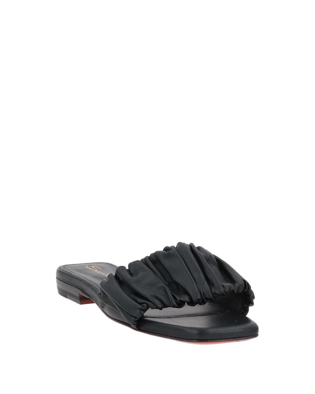 Santoni Black Sandals