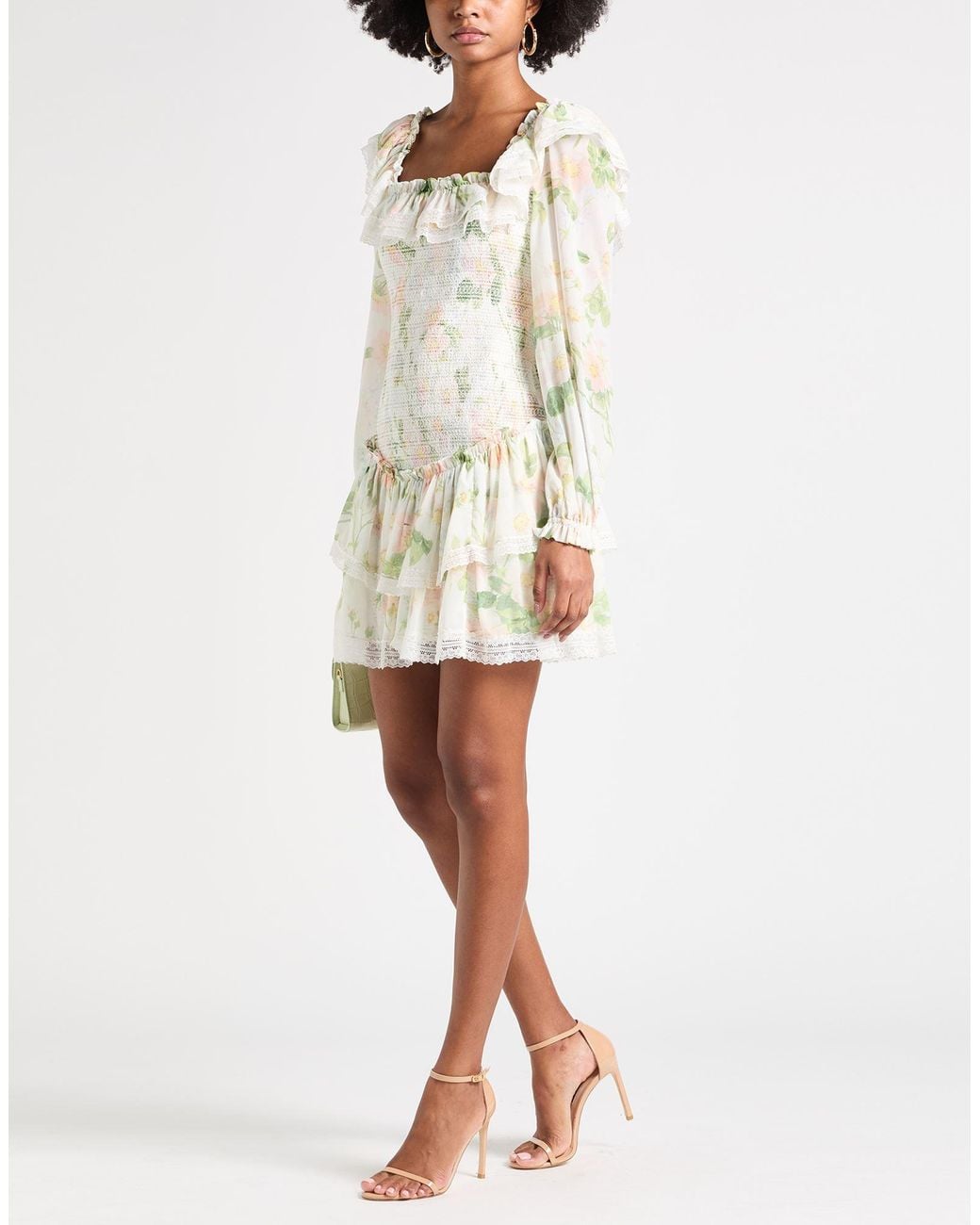 Needle & Thread White Mini Dresses
