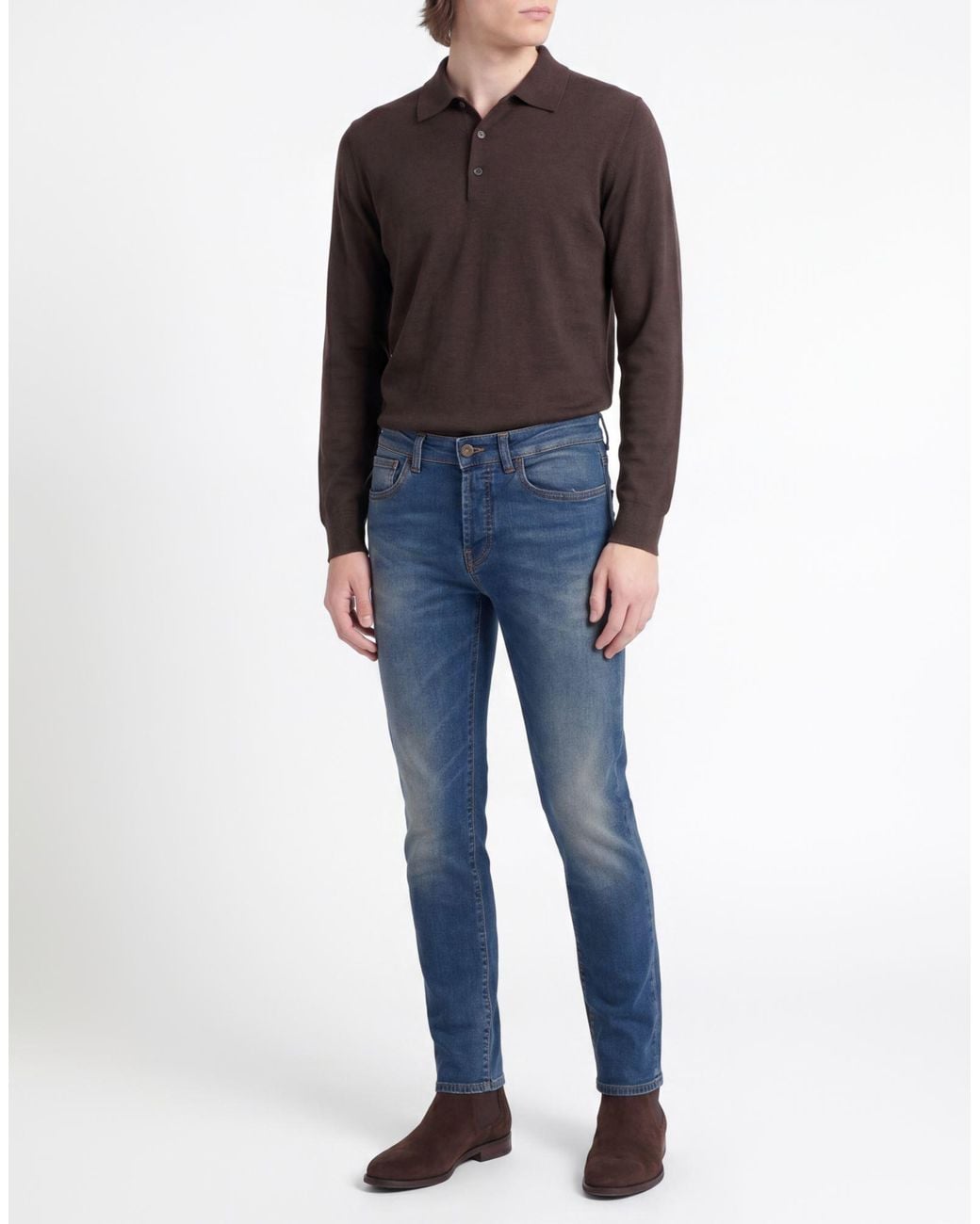 Liu Jo Blue Jeans Cotton, Elastane for men