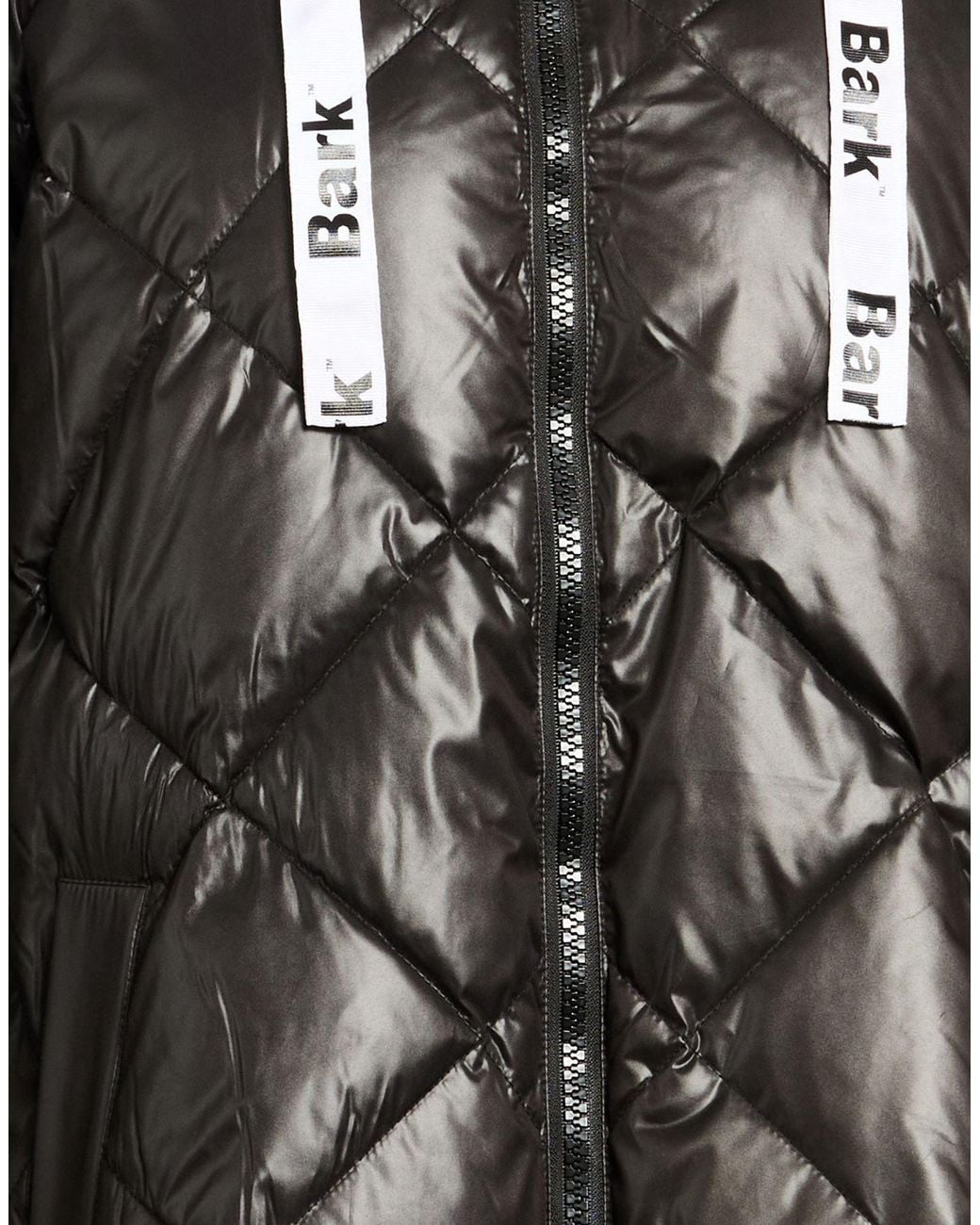 Bark Black Puffer Polyester