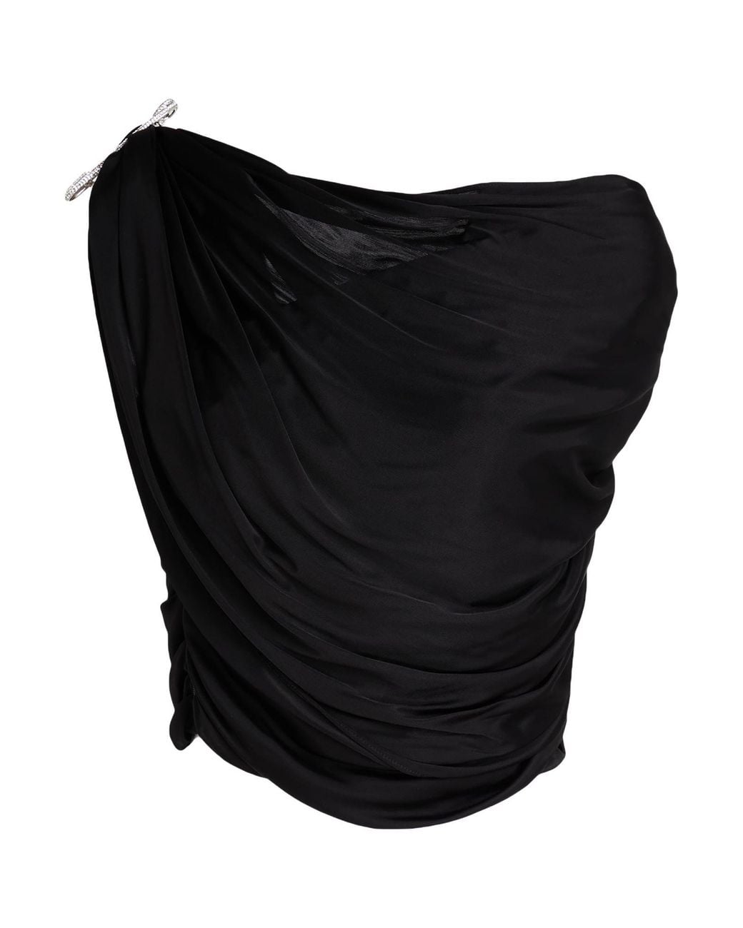 GIUSEPPE DI MORABITO Black Top Viscose