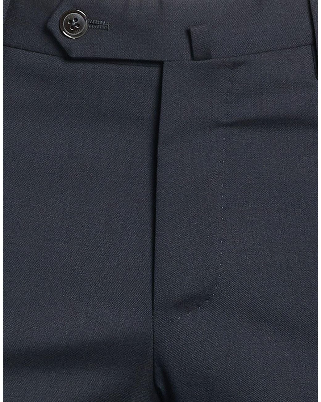 PT Torino Blue Midnight Pants Virgin Wool, Elastane for men