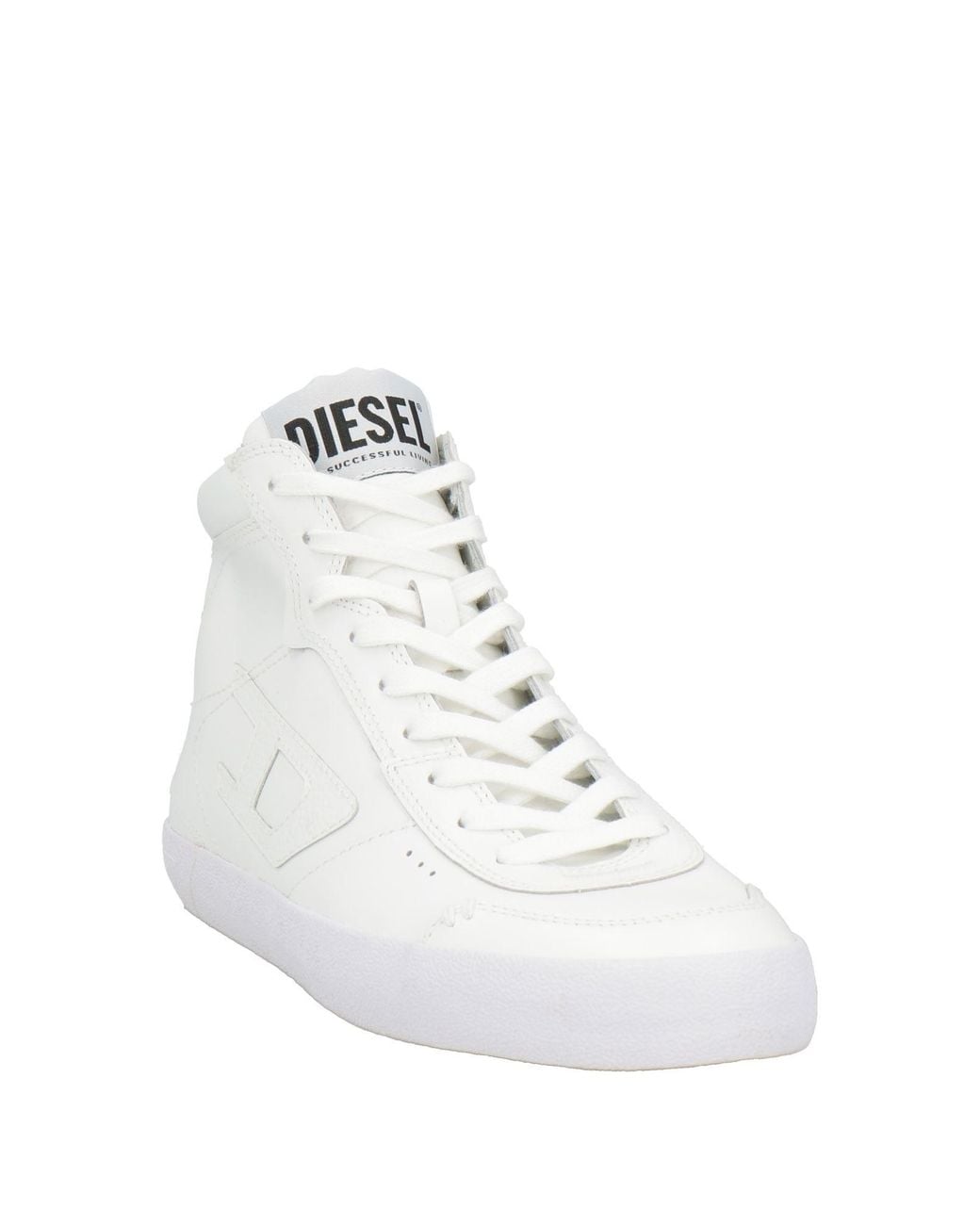 DIESEL White Sneakers Leather