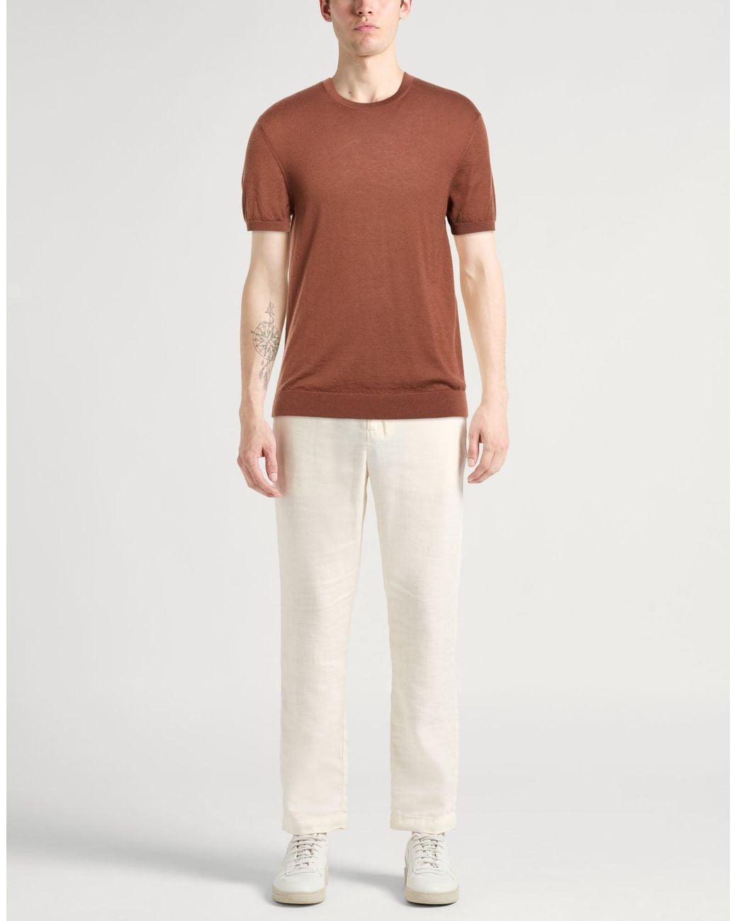 Daniele Fiesoli Brown Jumper for men
