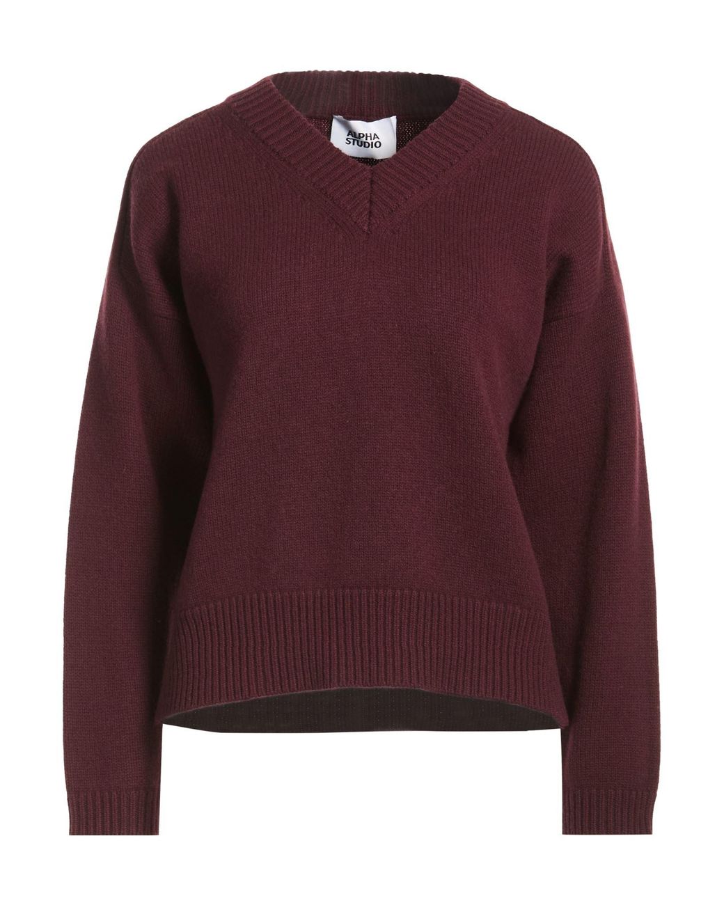 Alpha Studio Purple Pullover