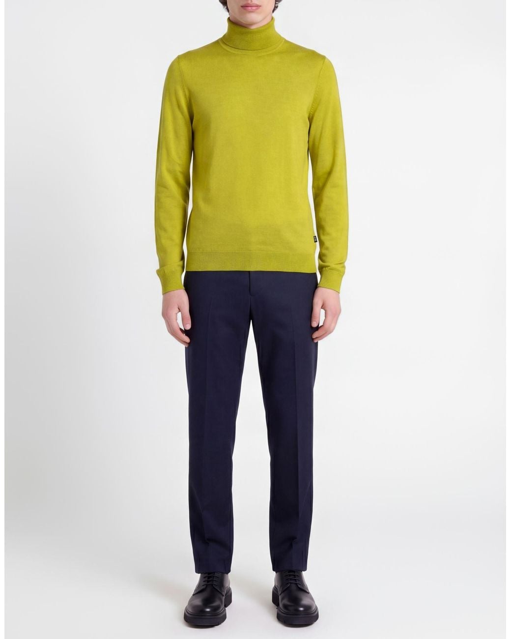Boss Yellow Turtlenecks for men