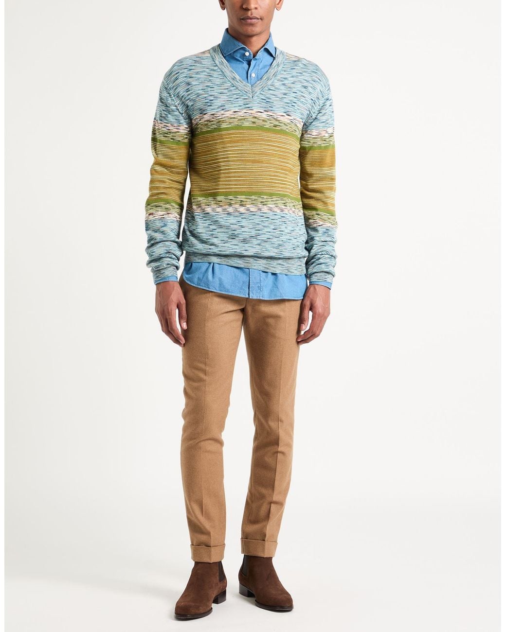 Missoni Blue Jumper for men
