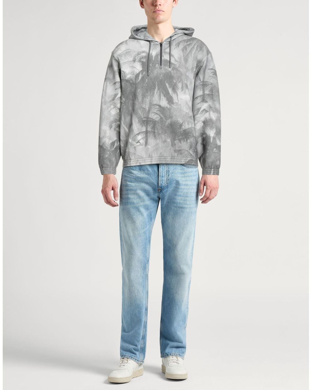 Emporio Armani Gray Sweatshirt for men