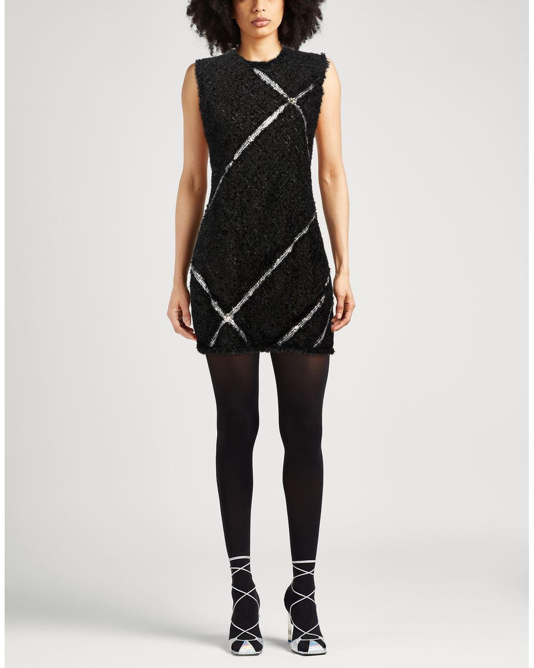 DES_PHEMMES Black Mini Dress