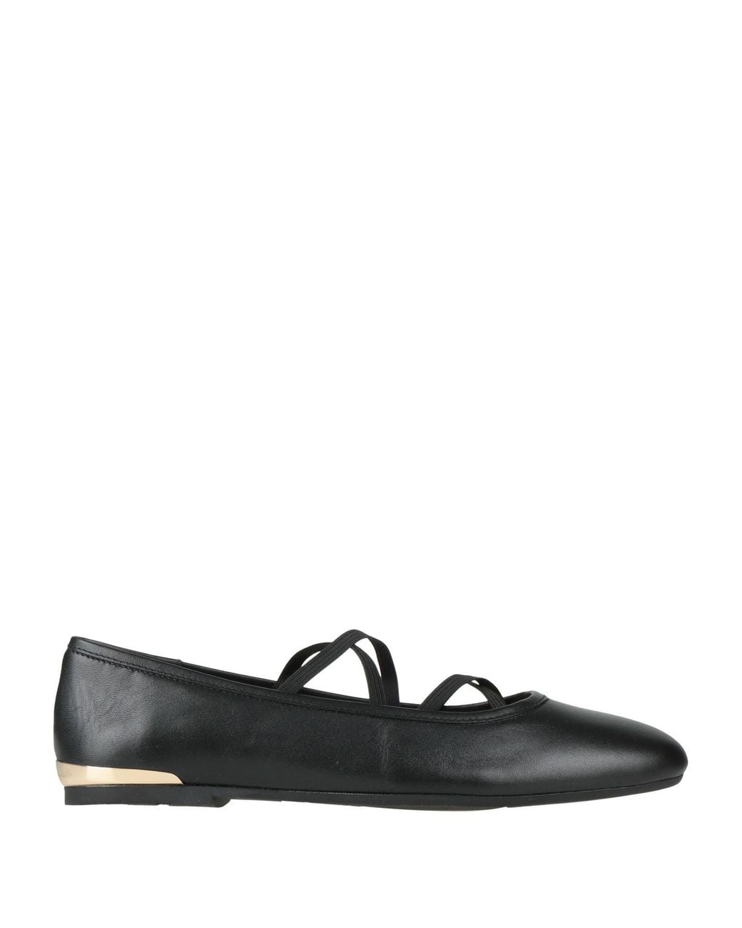 Love Moschino Black Ballet Flats Leather
