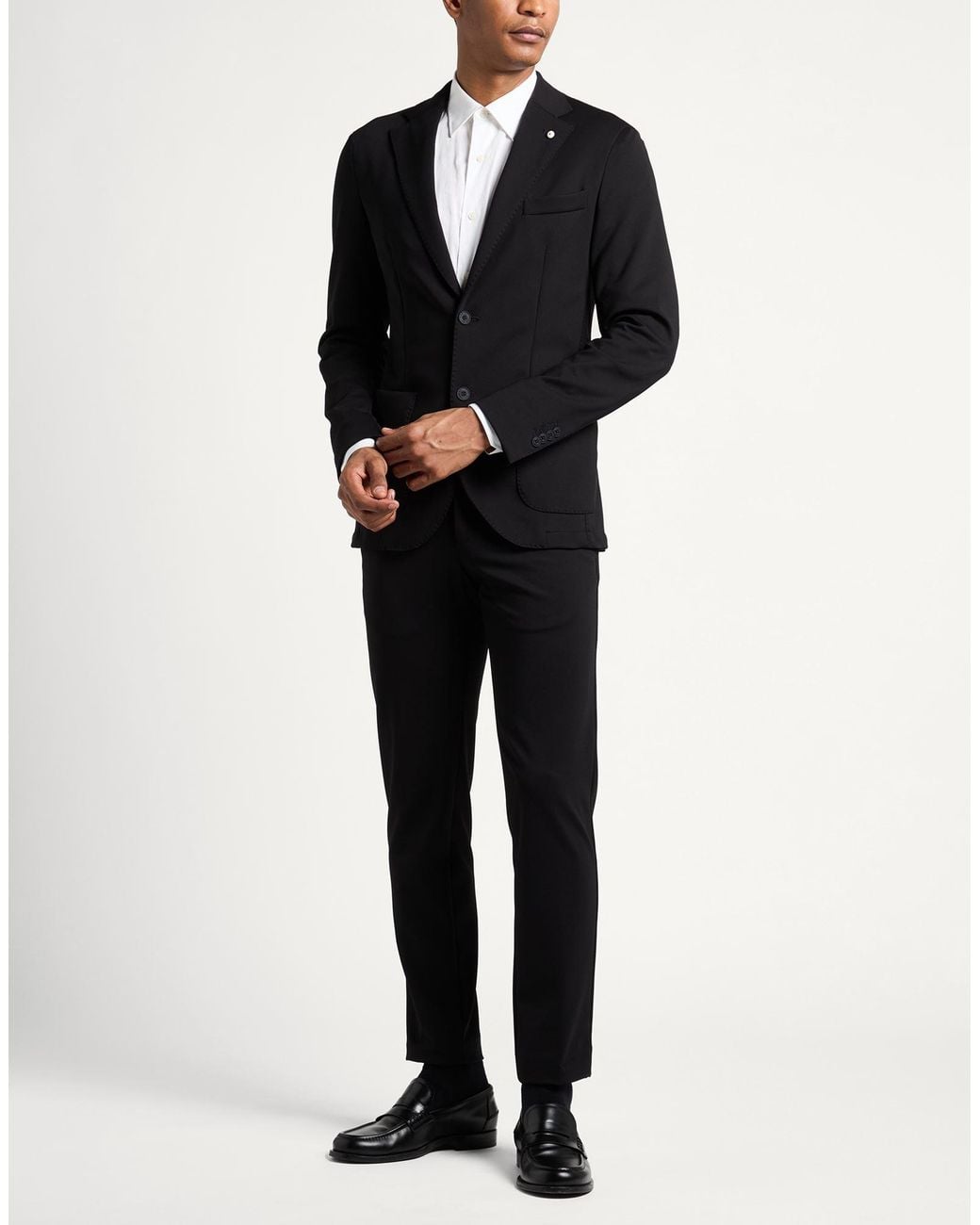 L.b.m. 1911 Blue Suit Polyamide, Elastane for men