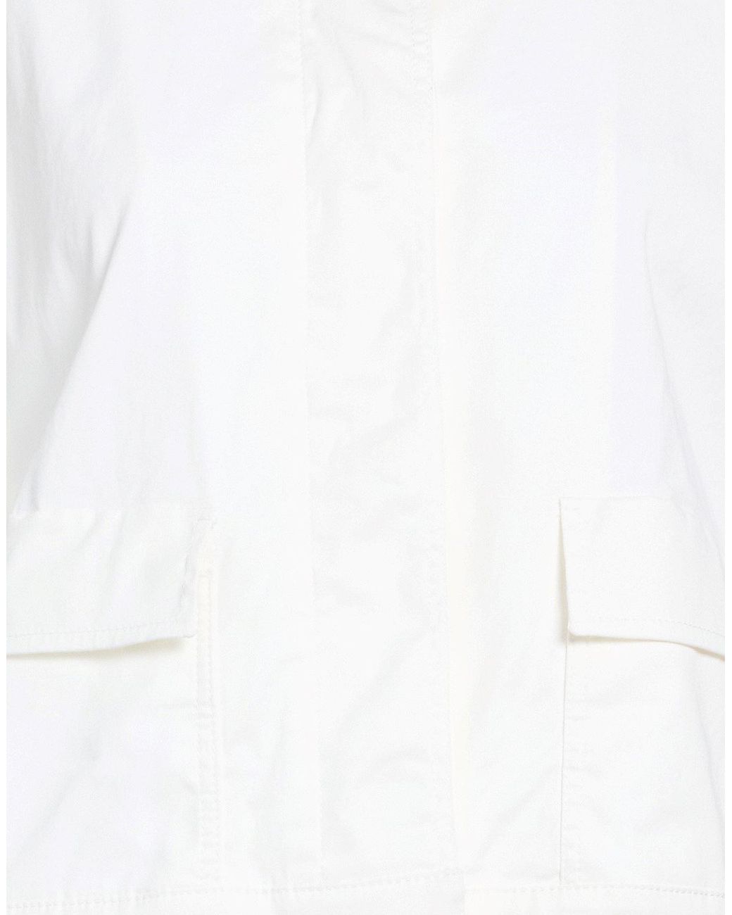 Max Mara White Jacket Cotton, Elastane