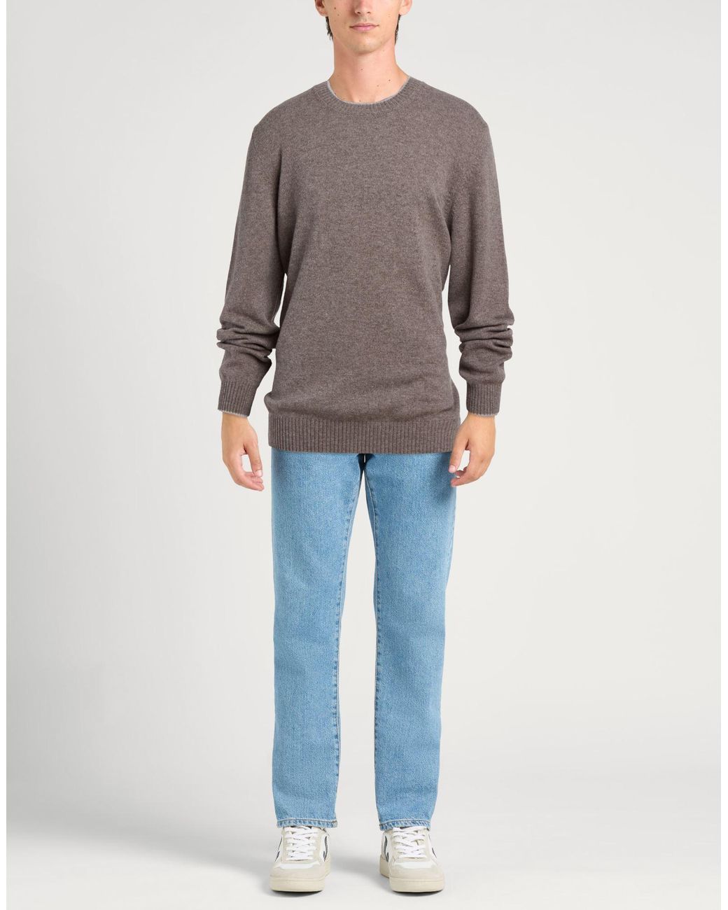 Gran Sasso Brown Jumper for men