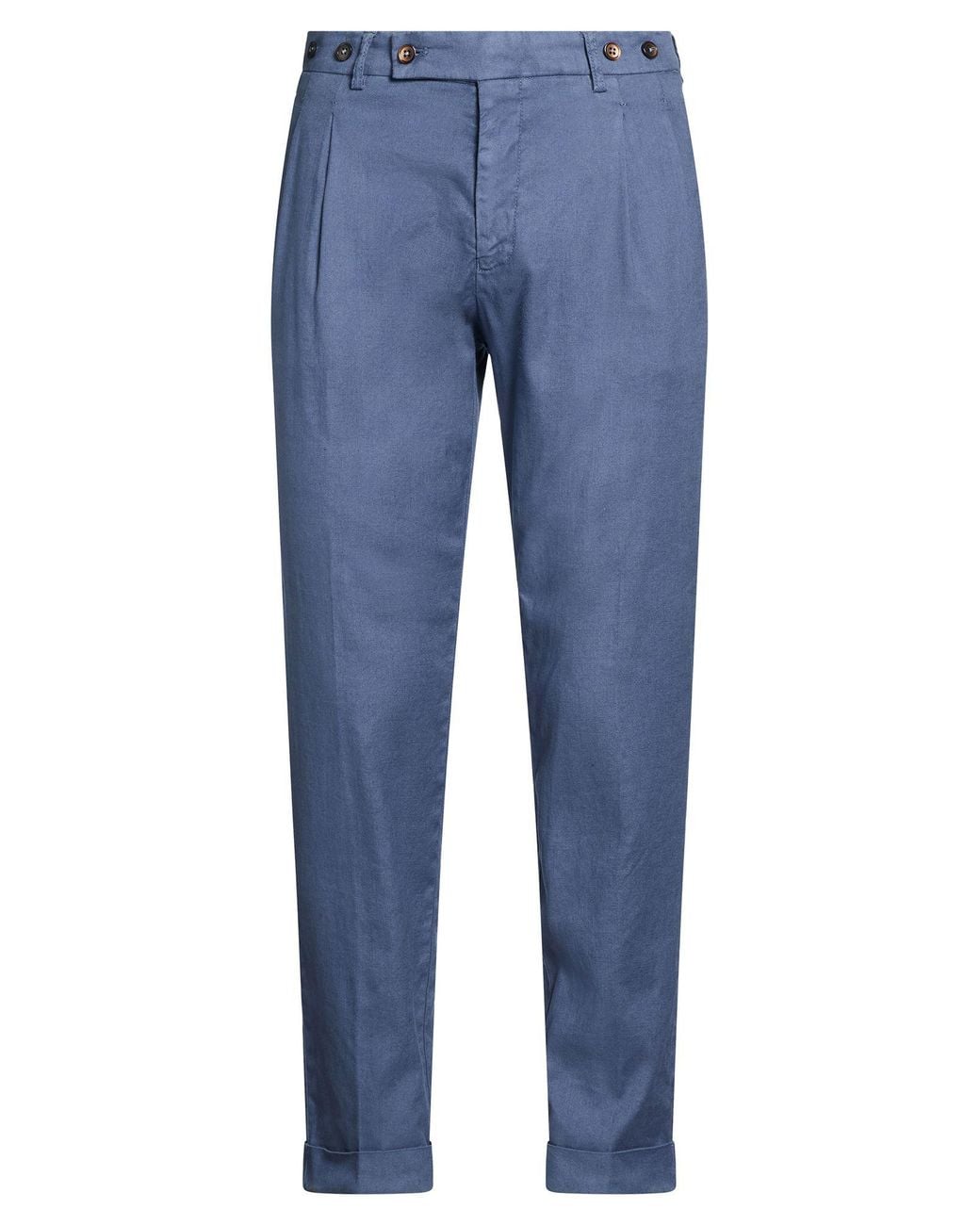 Berwich Blue Pants for men