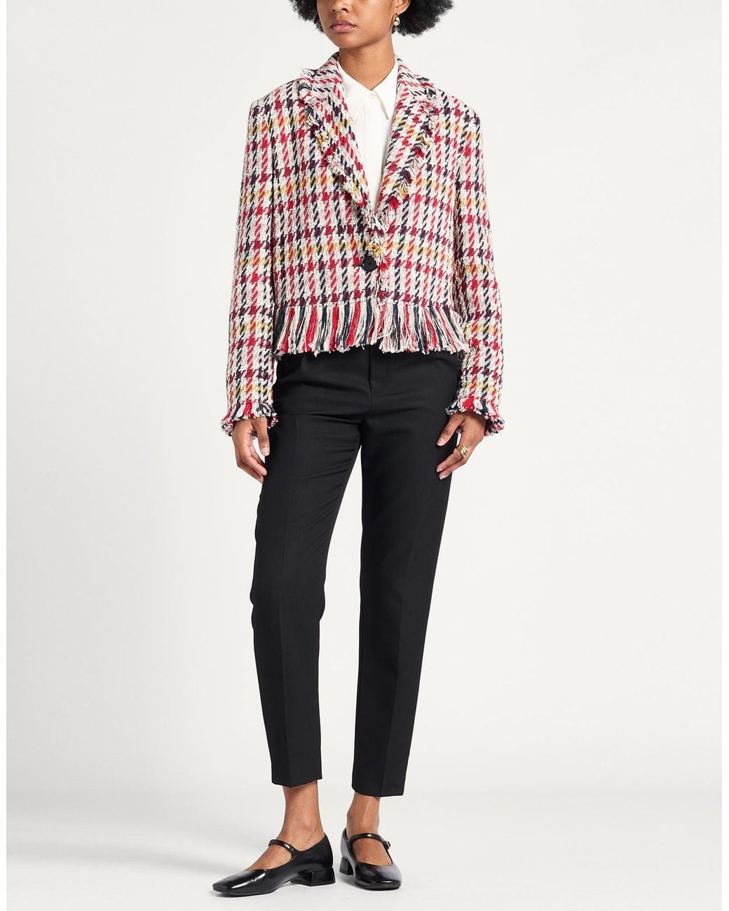 Akris Red Blazer Cotton