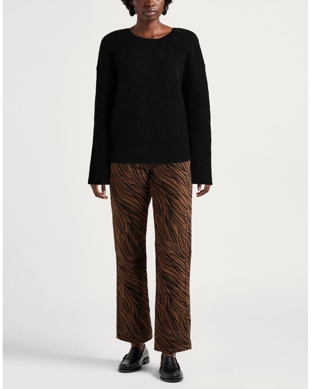 Kangra Black Sweater Wool, Polyester