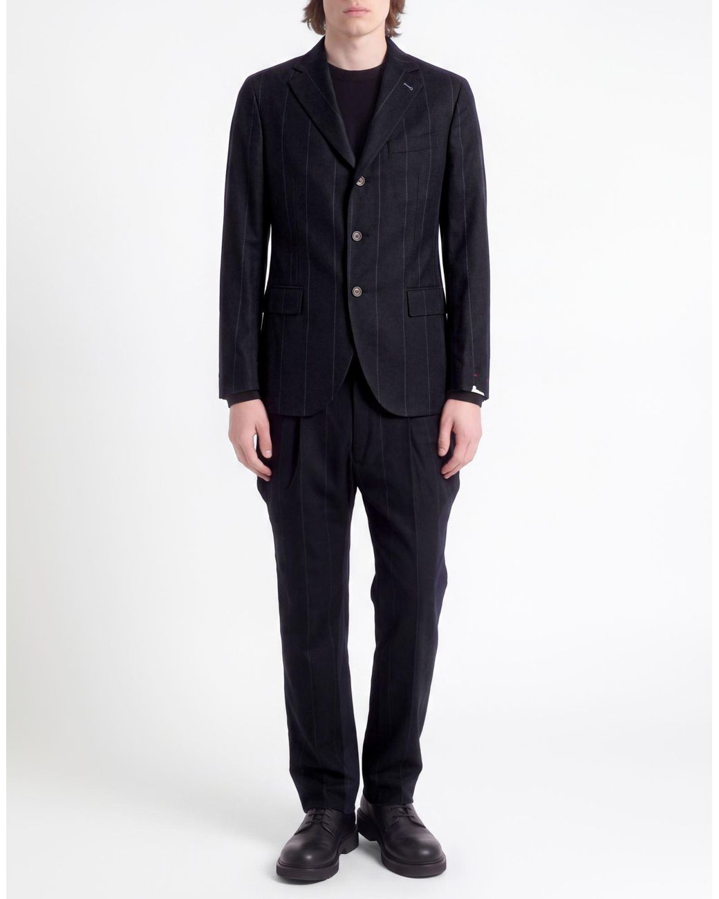 Eleventy Blue Midnight Suit Wool for men