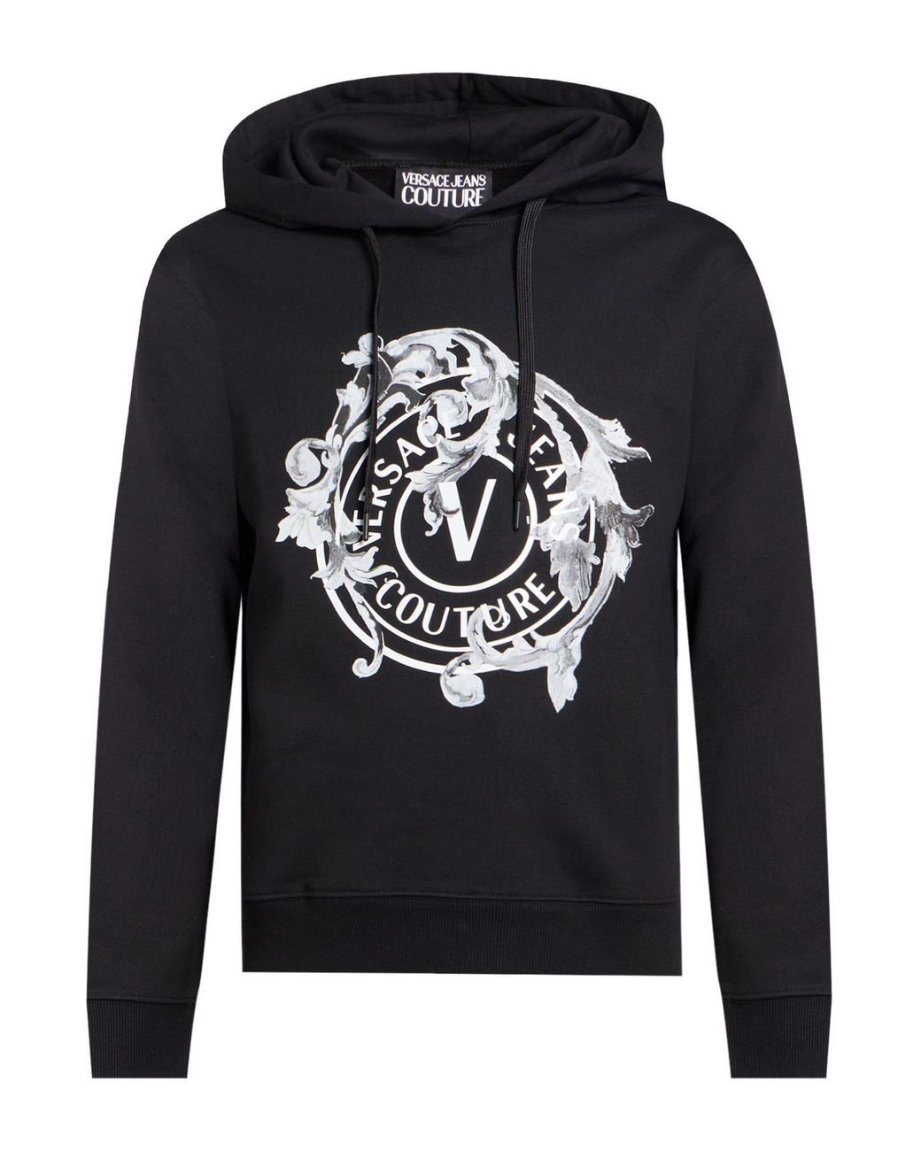 Versace Jeans Couture Black Sweatshirt Cotton for men