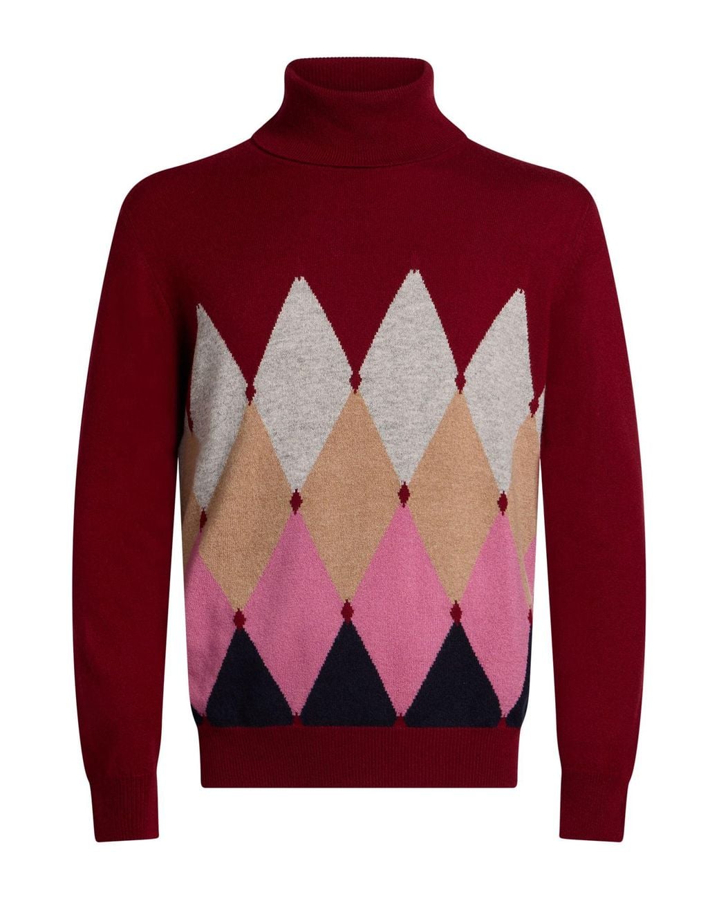 Ballantyne Red Turtleneck Cashmere for men