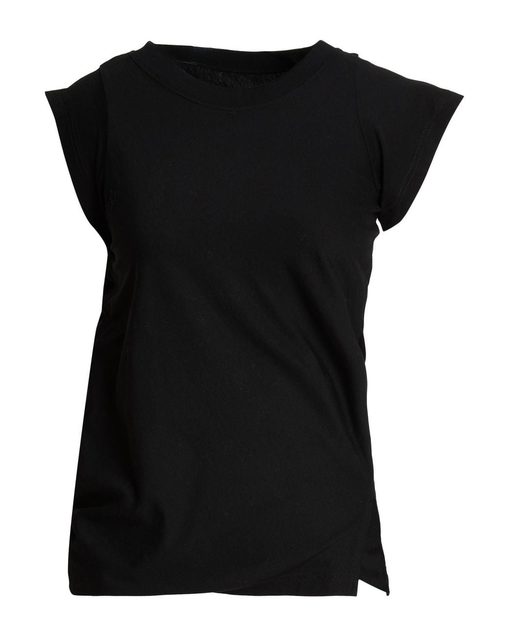 Courreges Black T-Shirt Cotton