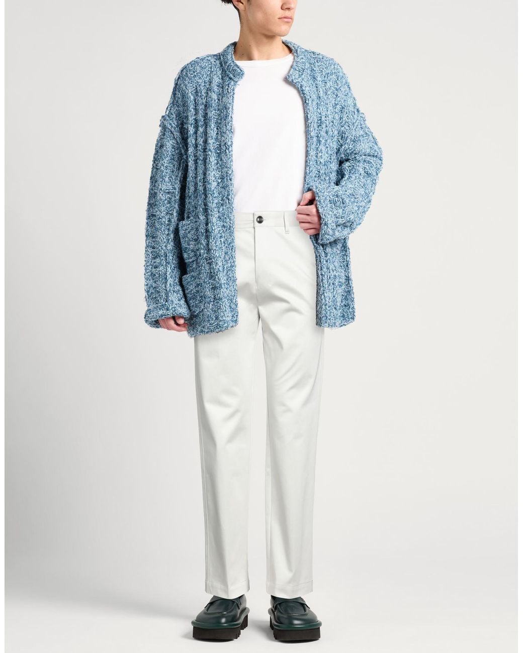 AMI White Light Pants Cotton for men