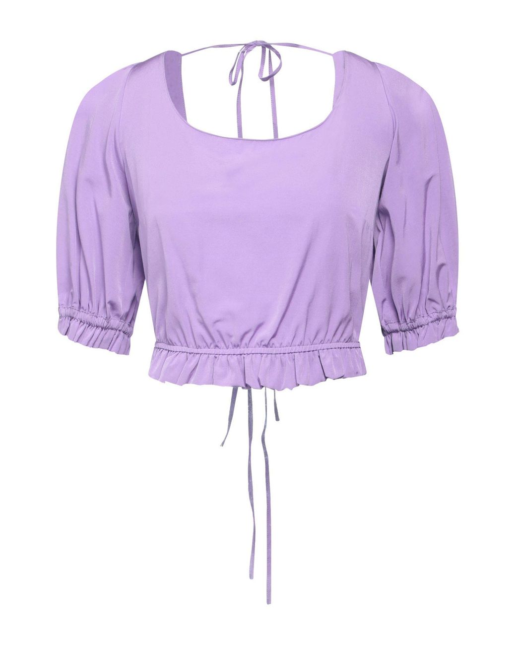 Manila Grace Purple Top Polyester, Cotton