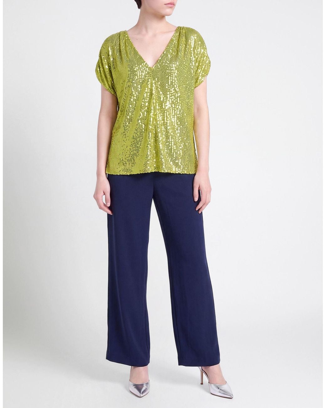 Carla G Green Top Polyester