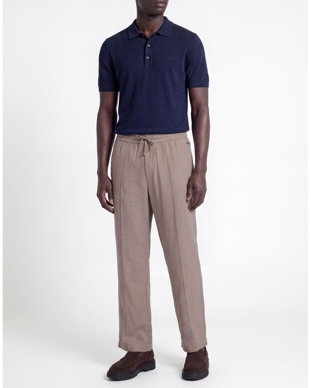 HUGO Gray Trouser for men