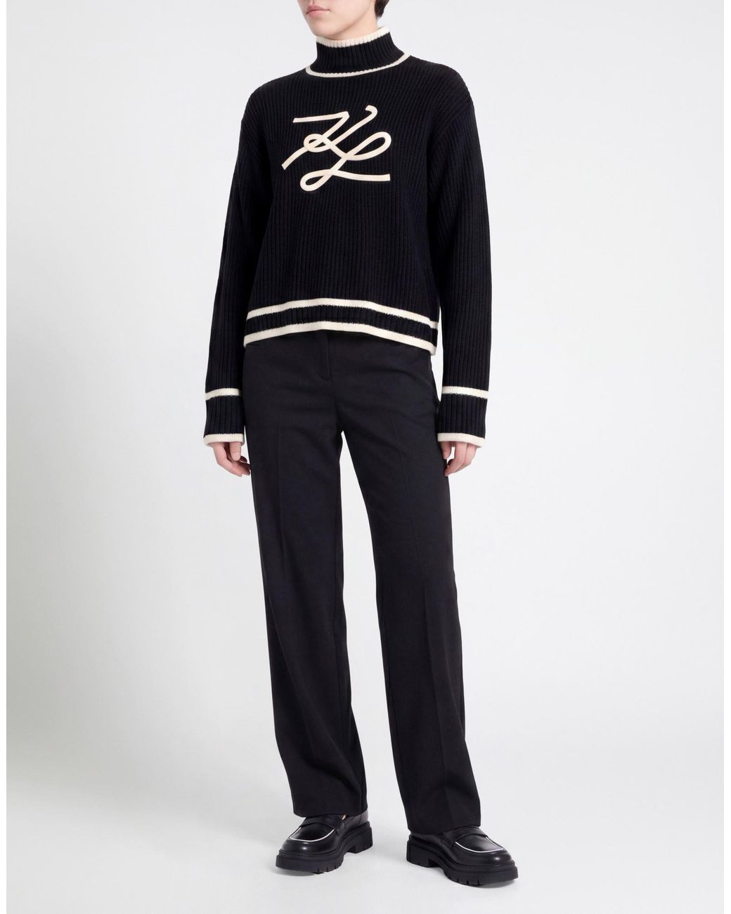 Karl Lagerfeld Black Turtleneck