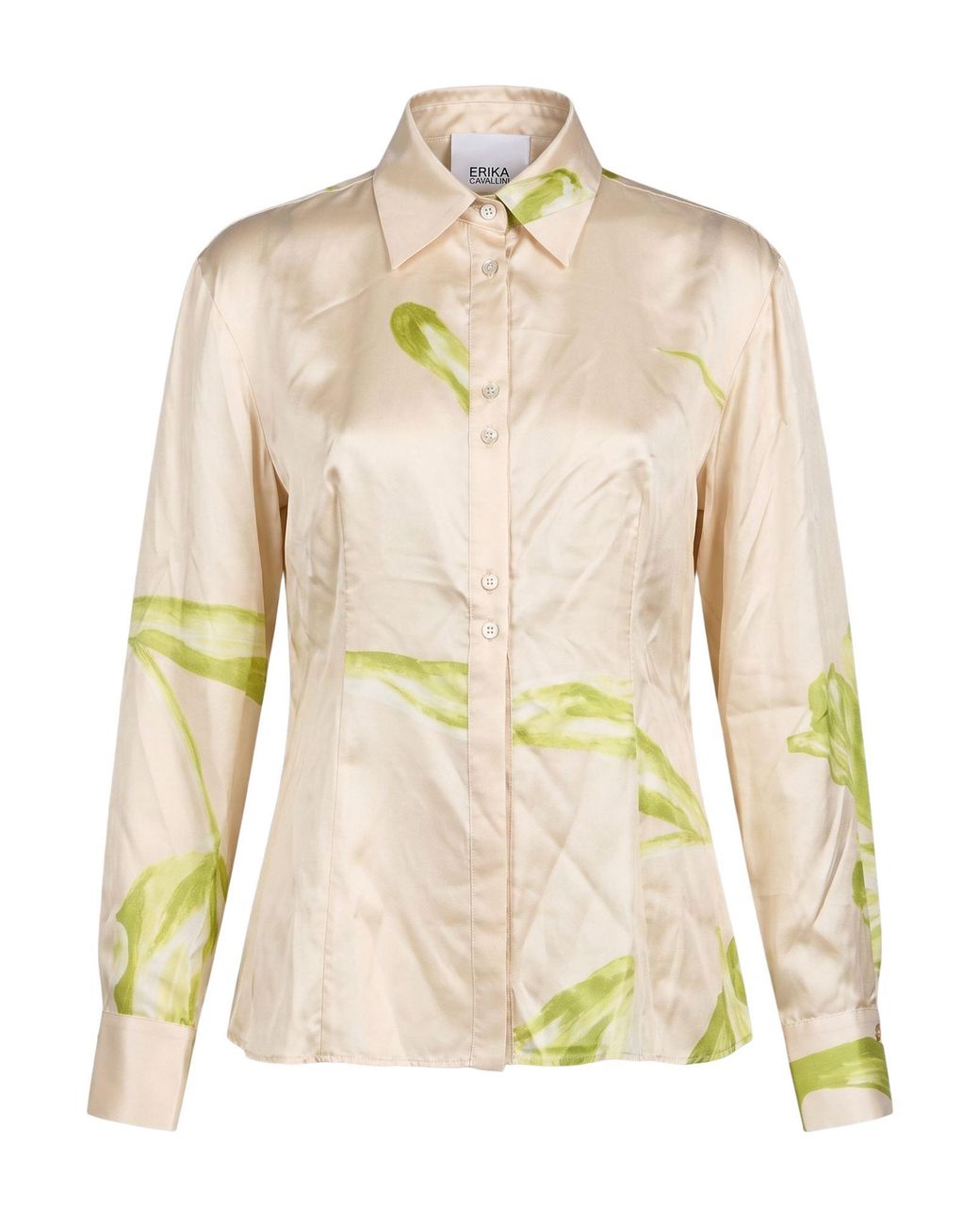 Erika Cavallini Semi Couture Natural Shirt Silk