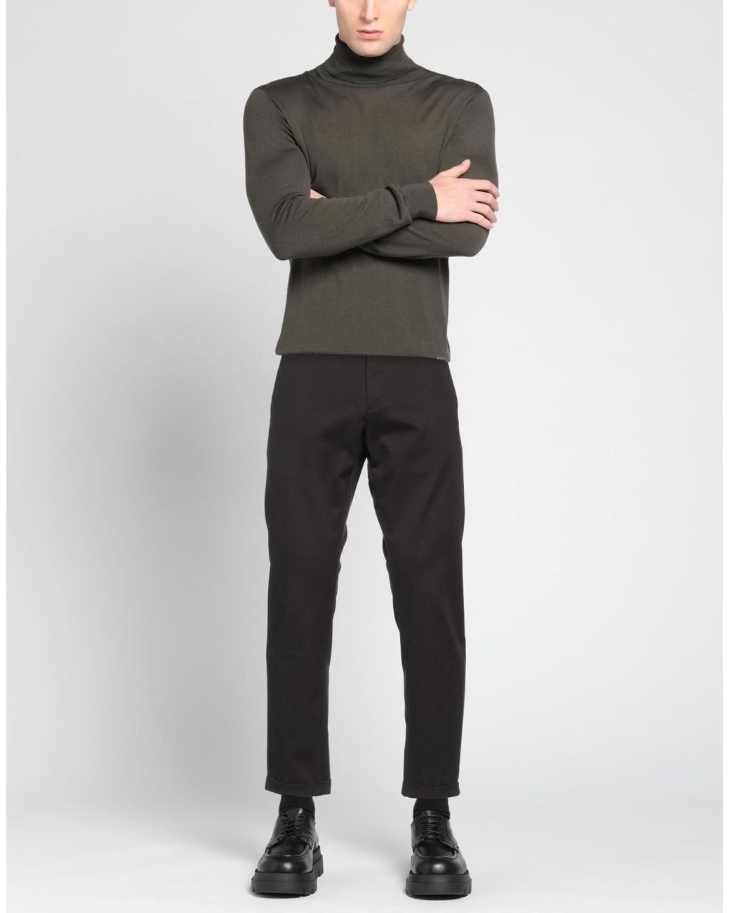 AT.P.CO Black Trouser for men