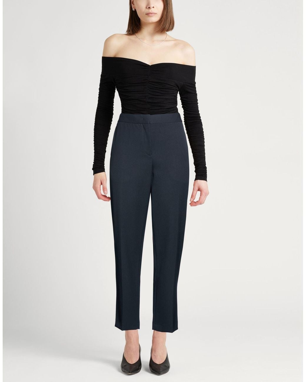 Jil Sander Blue Pants Virgin Wool