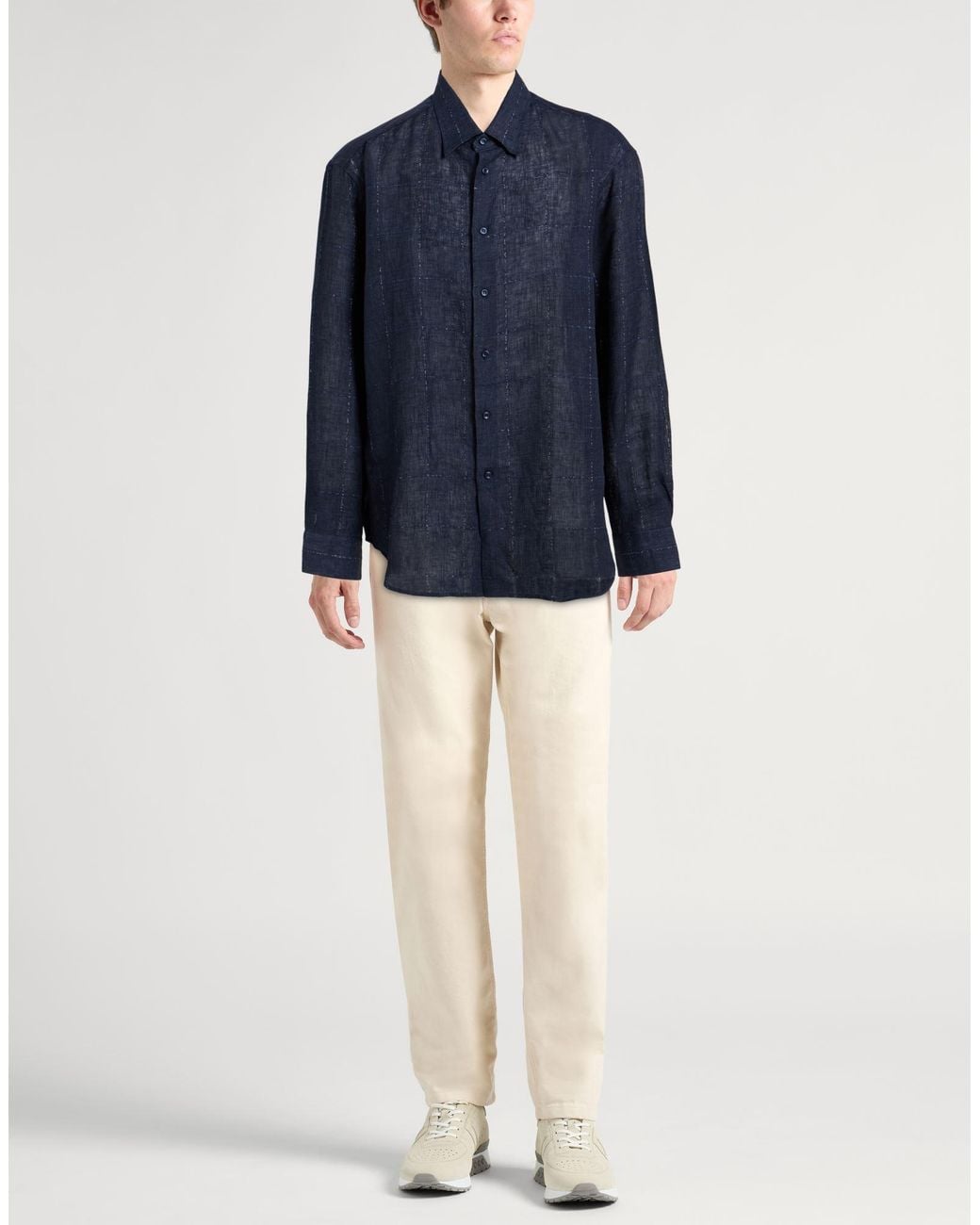 Brioni Blue Shirt for men