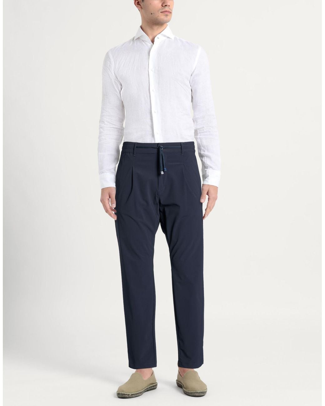 Cruna Blue Midnight Pants Polyester, Elastane for men