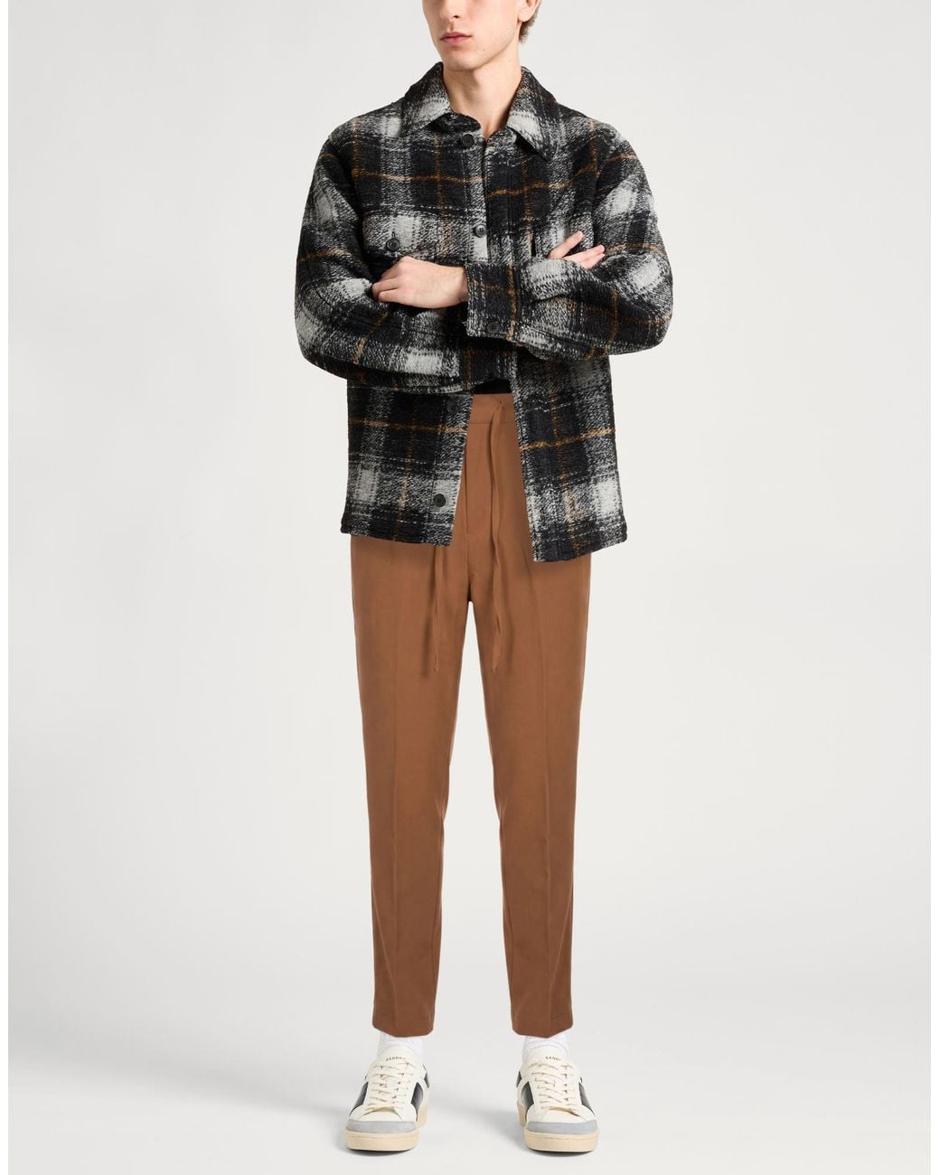 Officina 36 Brown Trouser for men