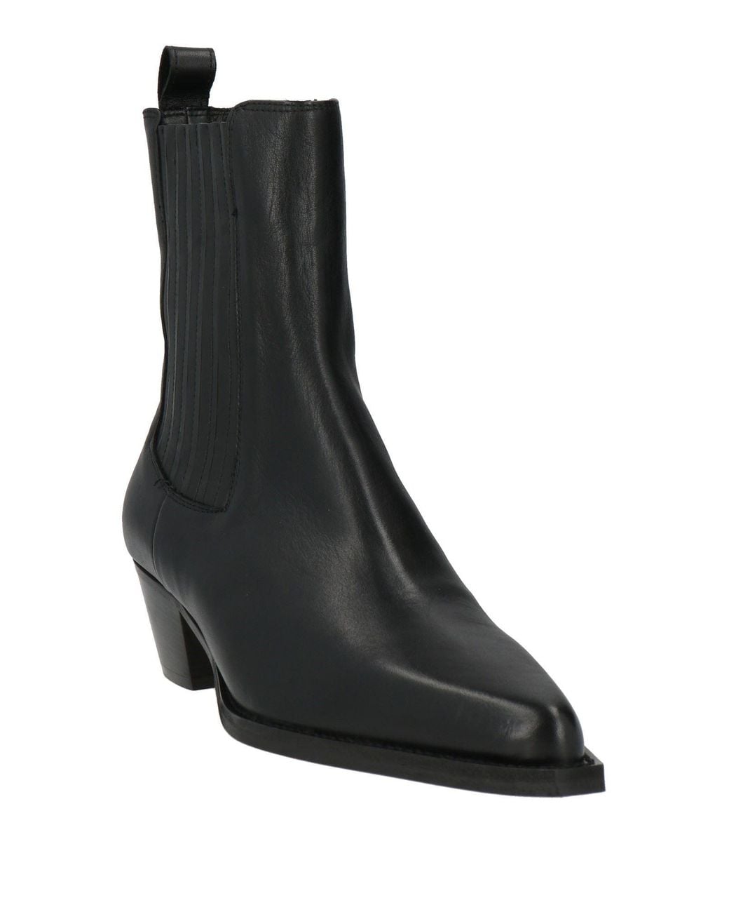 Bibi Lou Black Ankle Boots Leather