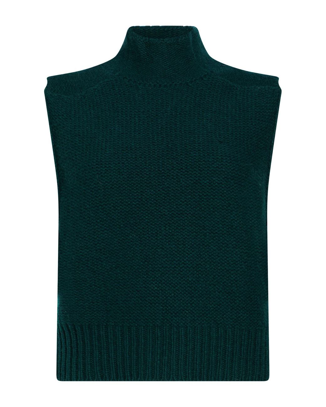 Roberto Collina Green Deep Turtleneck Merino Wool