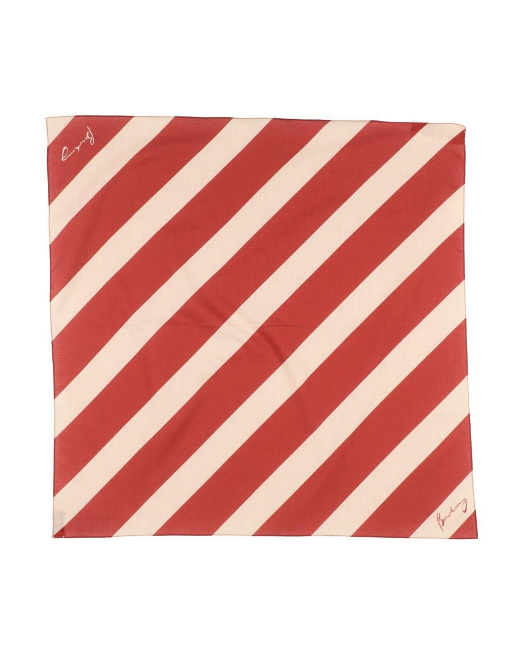 Burberry Red Scarf Cotton