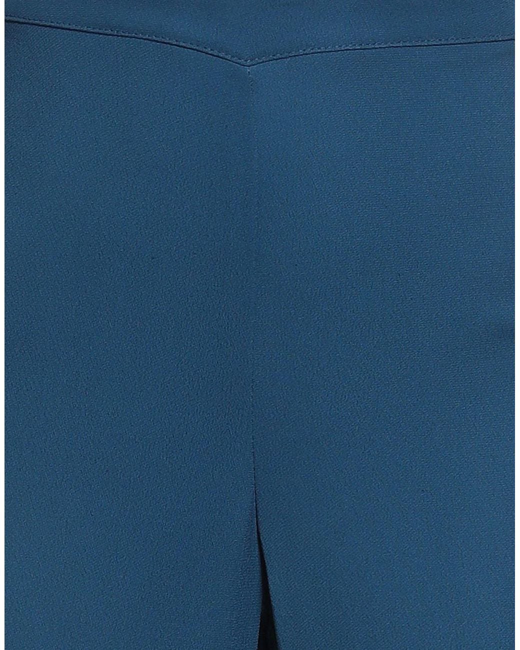 Kaos Blue Pants Viscose, Elastane
