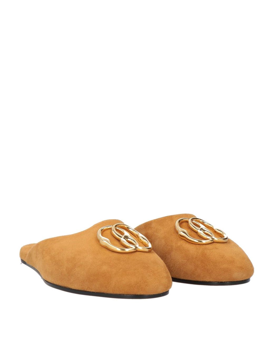 Bally Natural Camel Mules & Clogs Goat Skin