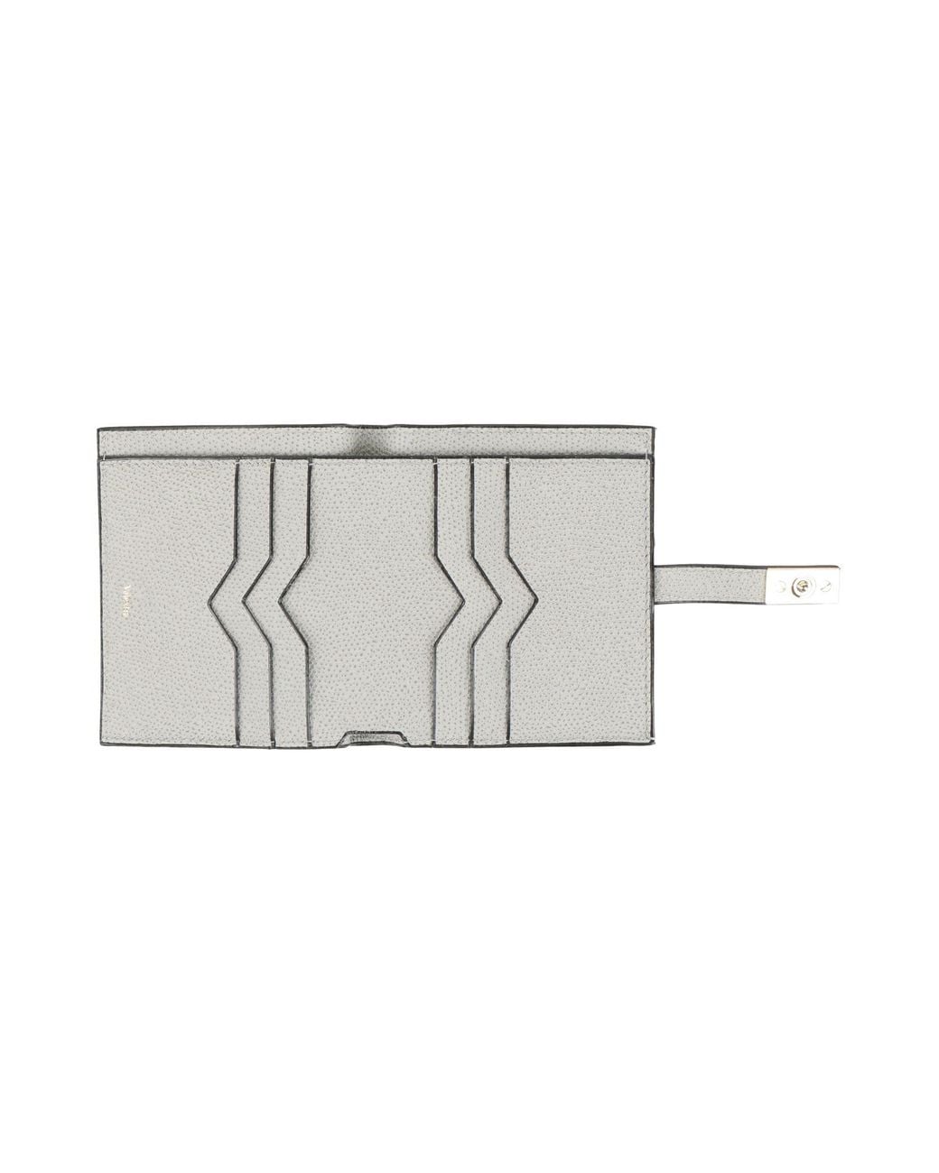 Valextra Gray Brieftasche