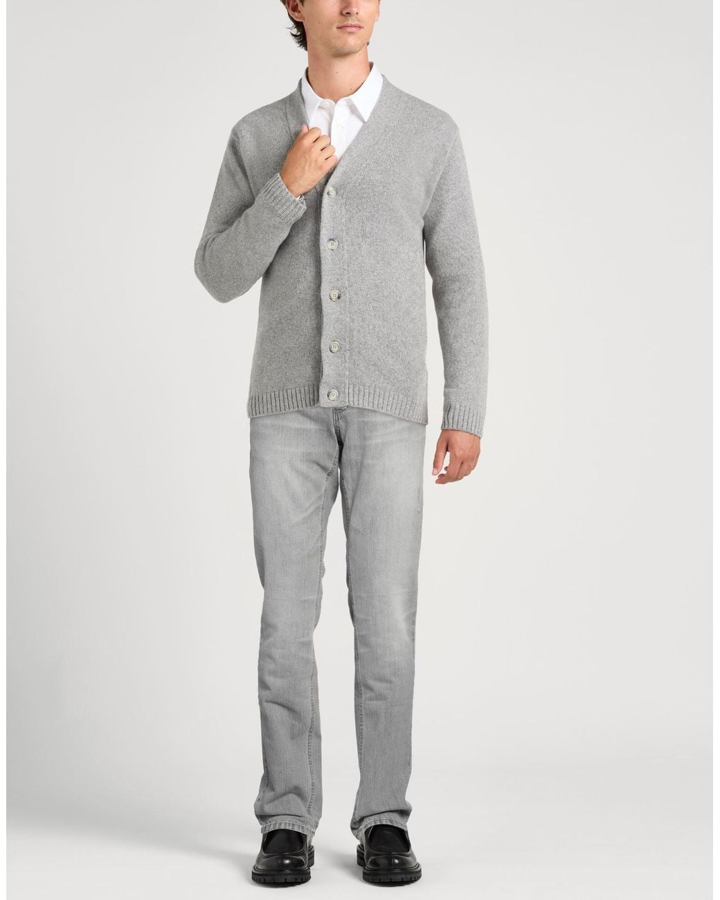 RICHMOND Gray Jeans Cotton for men