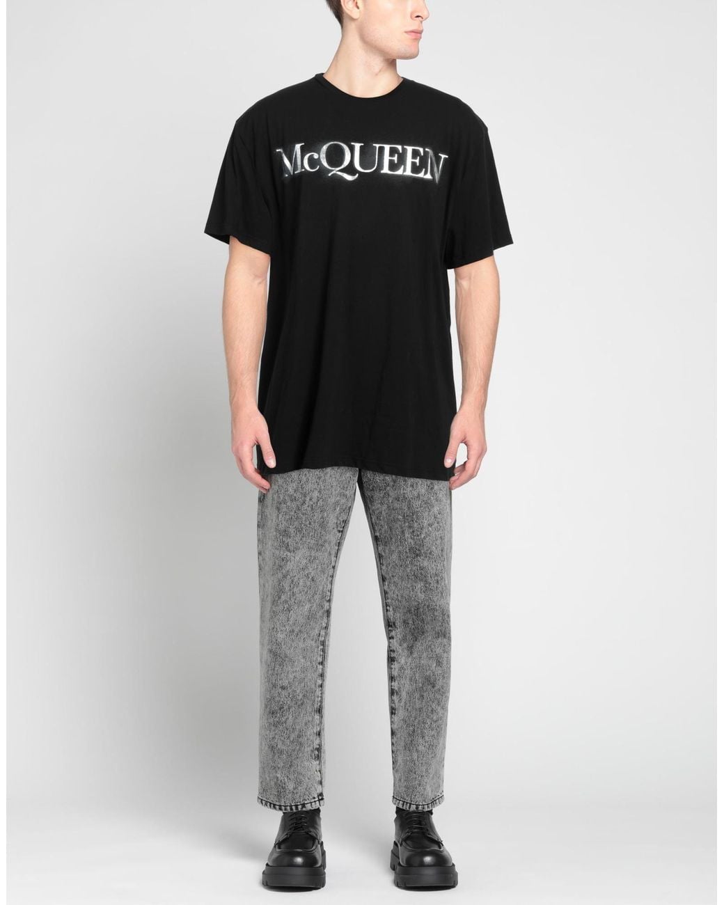Camiseta McQueen de hombre de color Black