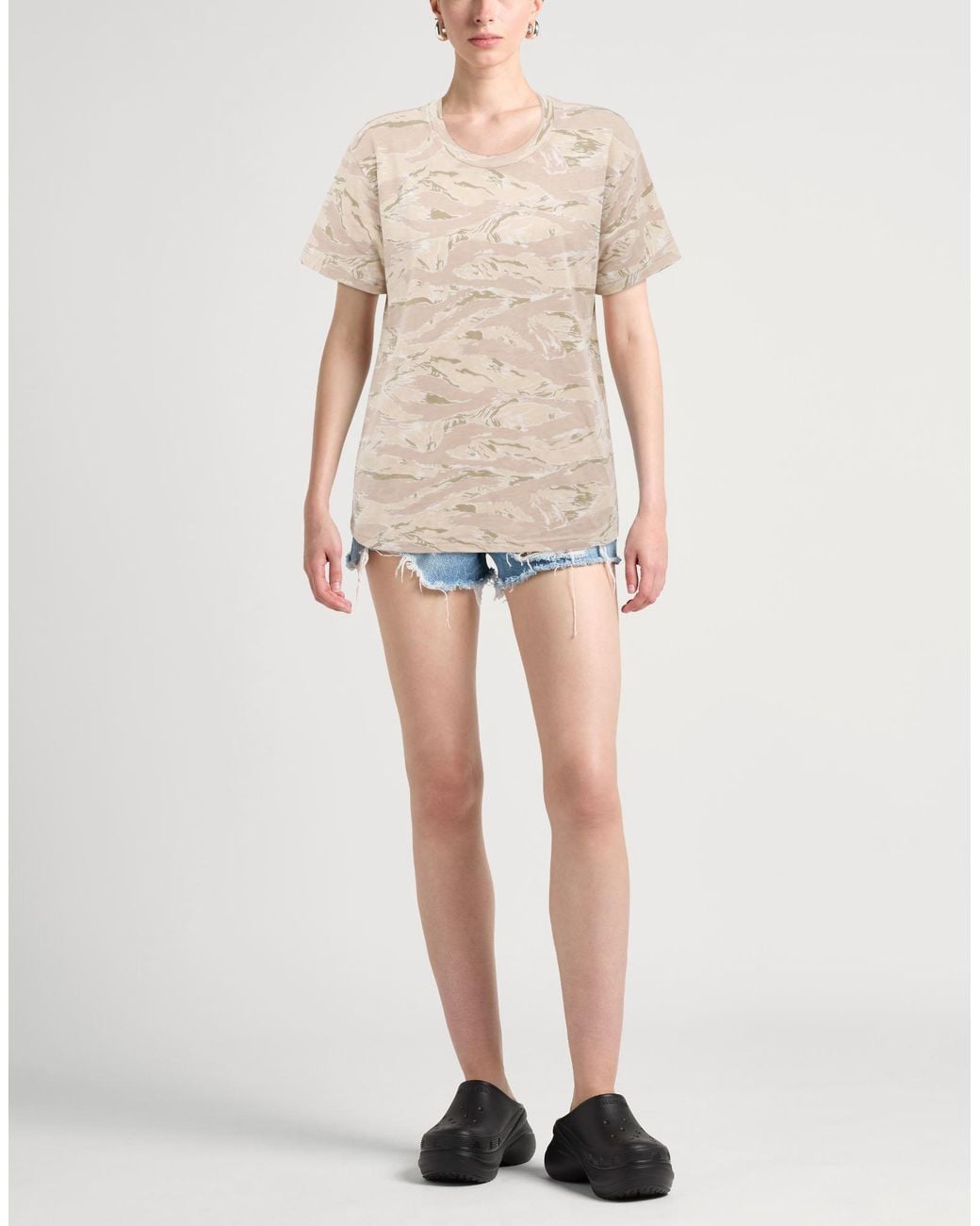 DIESEL Natural T-Shirt Cotton