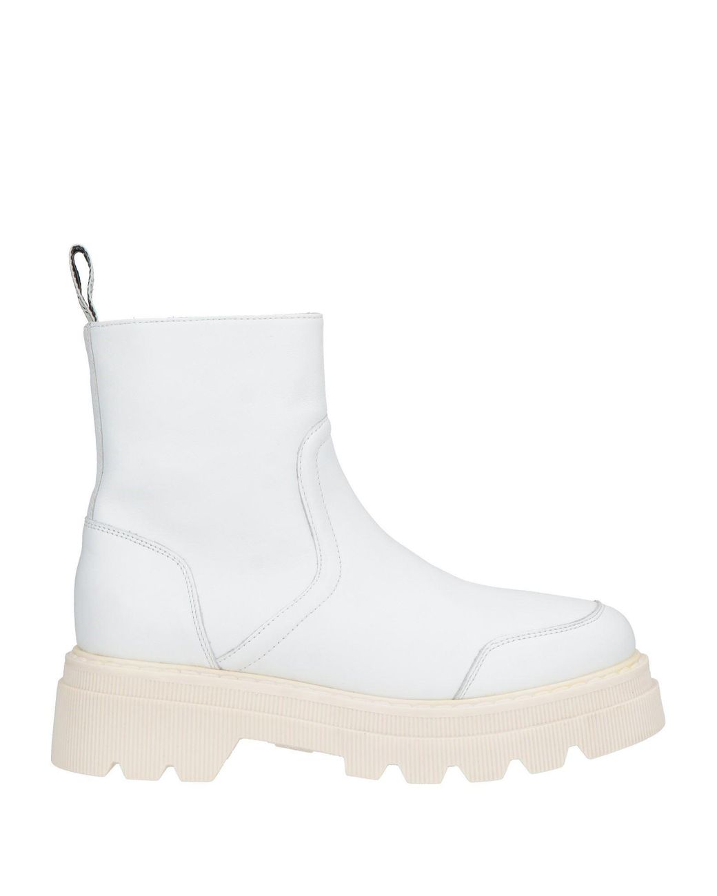 Voile Blanche White Ankle Boots