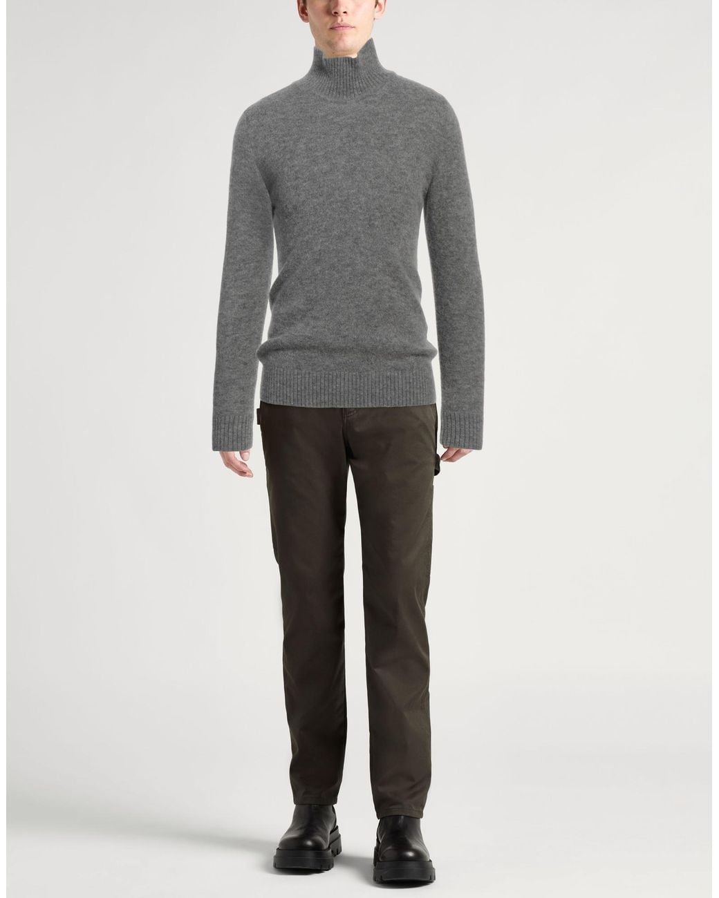 Lardini Gray Turtleneck for men