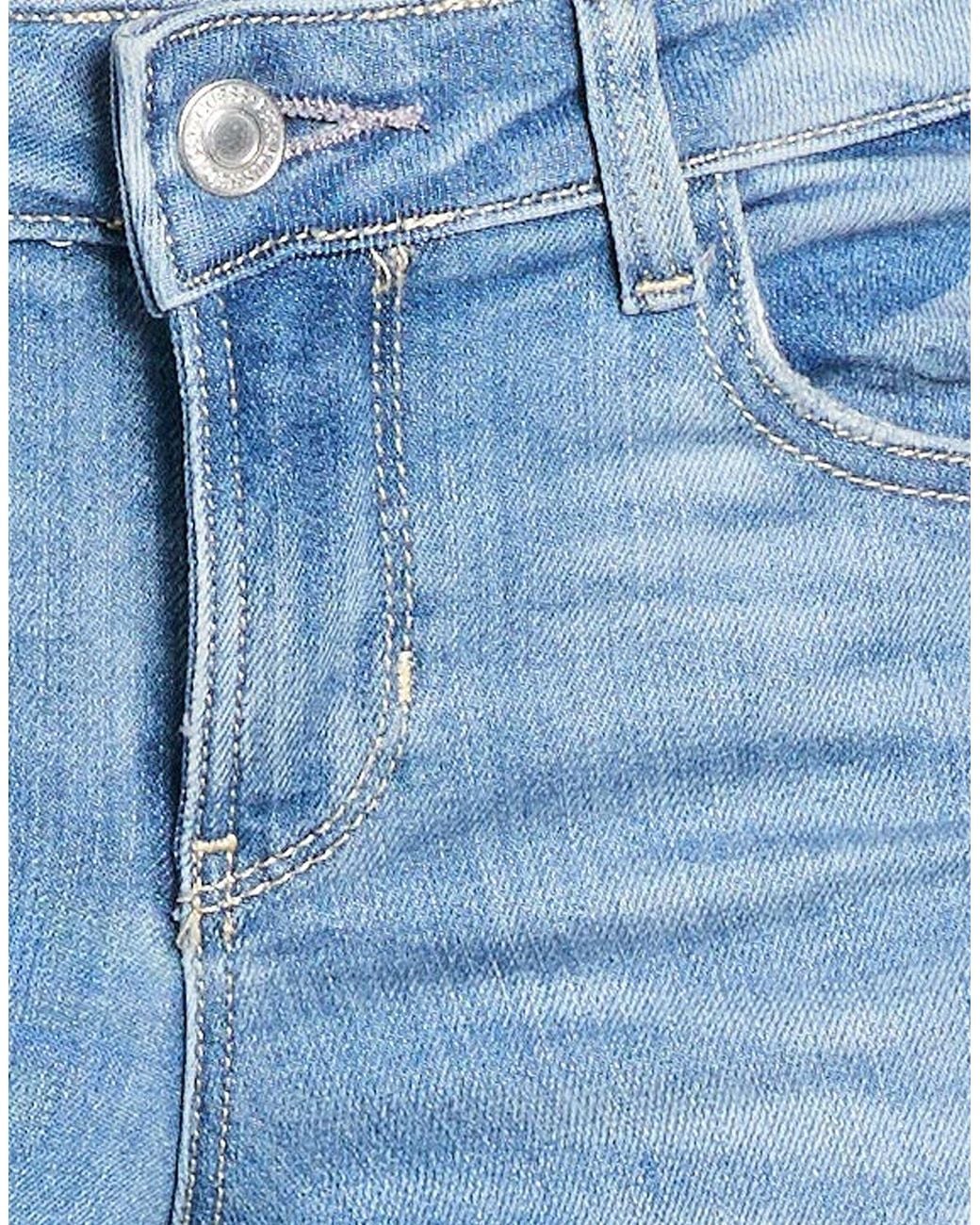 Guess Blue Jeans Cotton, Elastomultiester, Elastane